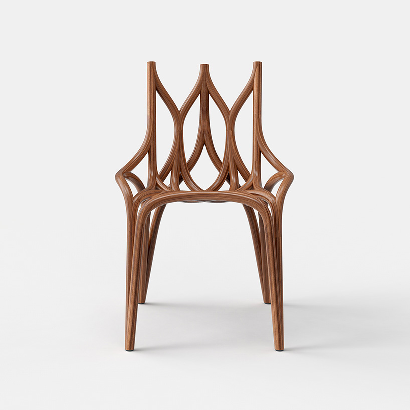 eugeni quitllet envisions a chair left out in the wild & taken over by nature