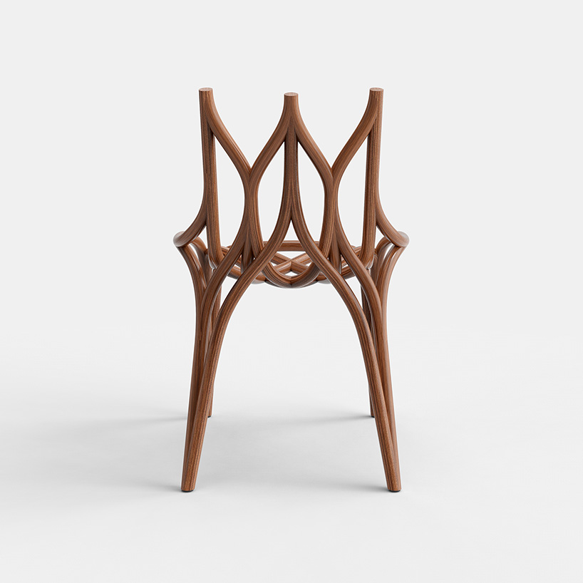 eugeni quitllet envisions a chair left out in the wild & taken over by nature