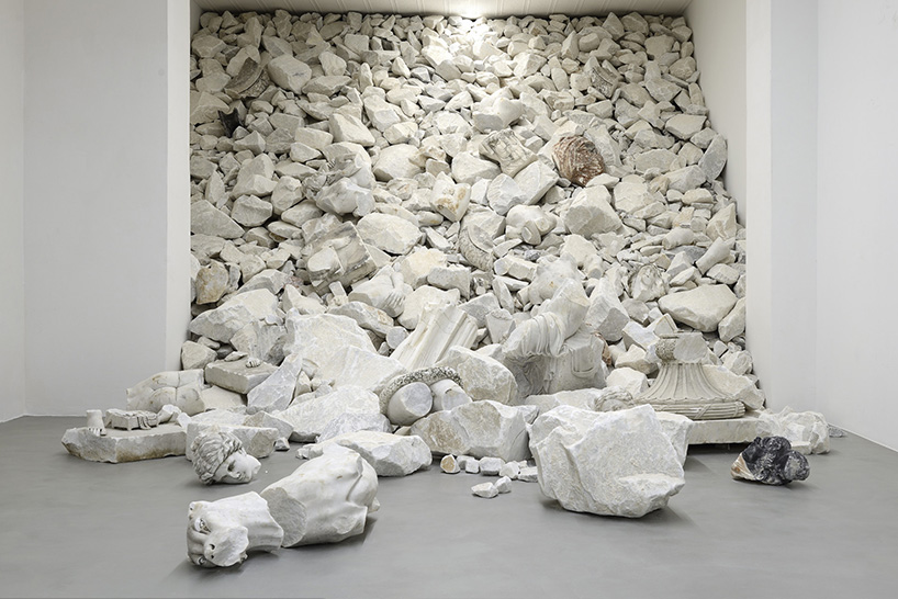 Fabio Viale Smashes Sculptures Downstream A Marble Stone Quarry S Wasteland