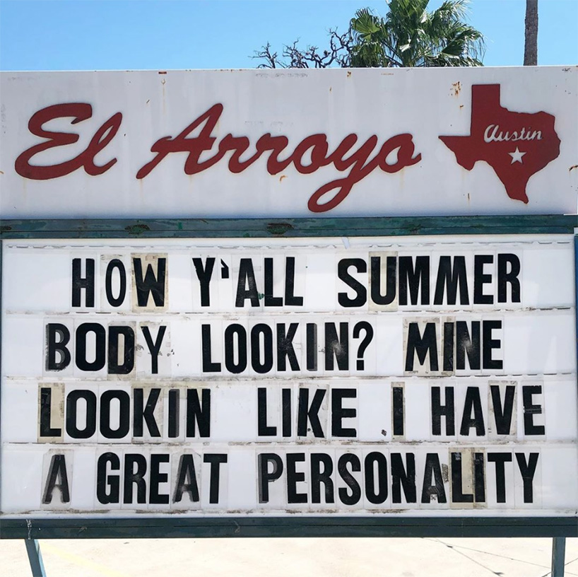 this restaurant in texas uses humor in its signs to help combat ...