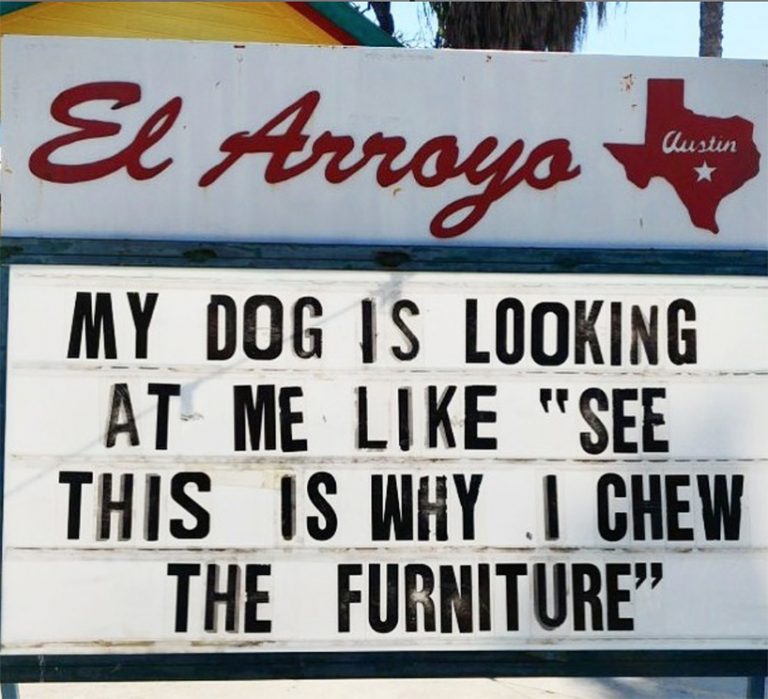 this restaurant in texas uses humor in its signs to help combat ...