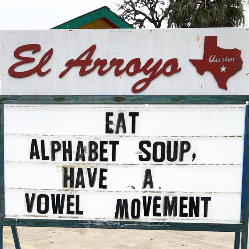 this restaurant in texas uses humor in its signs to help combat coronavirus anxiety