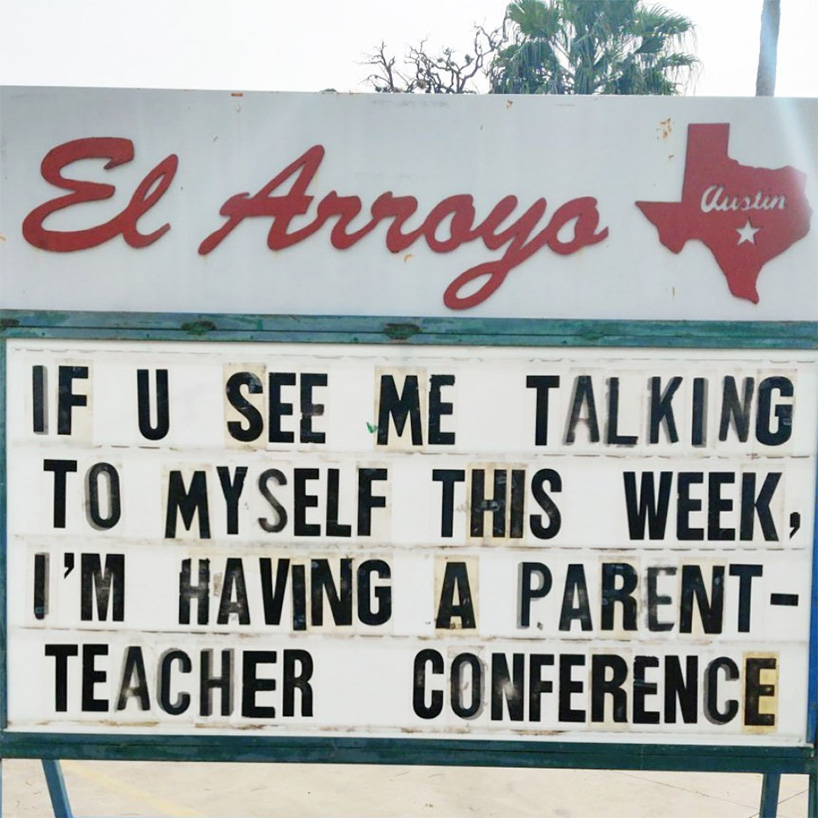 this restaurant in texas uses humor in its signs to help combat coronavirus anxiety