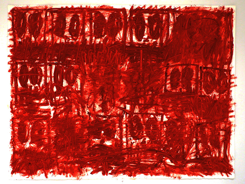 HAUSER & WIRTH presents rashid johnson's 'anxious red drawings' in online exhibition