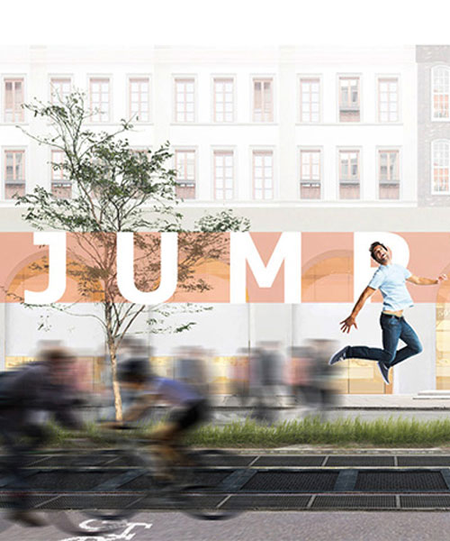 jumpway proposes a fun way to bounce through the city after lockdown
