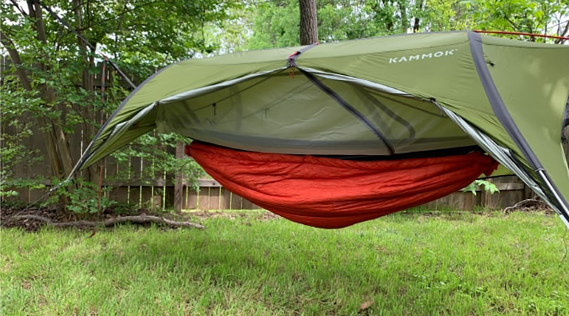 kammok sunda 2.0 transforms from tent to hammock in below 60 seconds