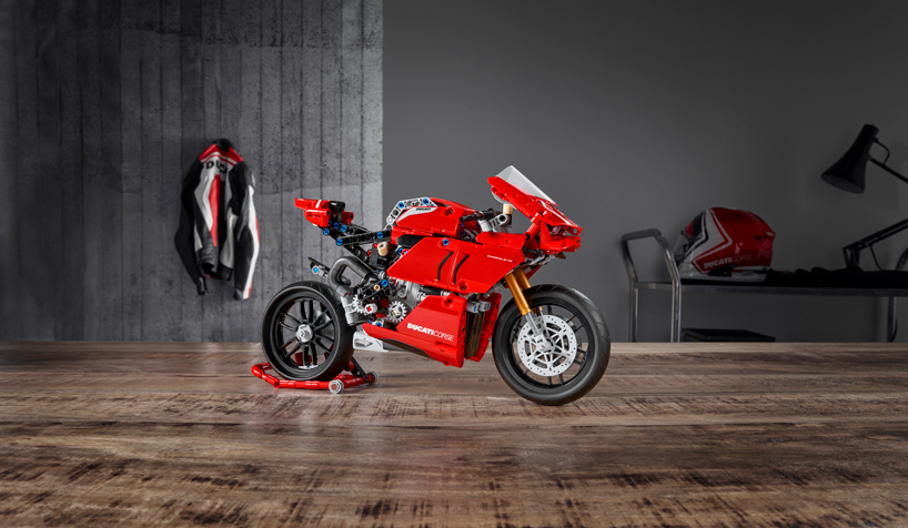 LEGO collaborates with ducati to build its first multi-gear super bike model