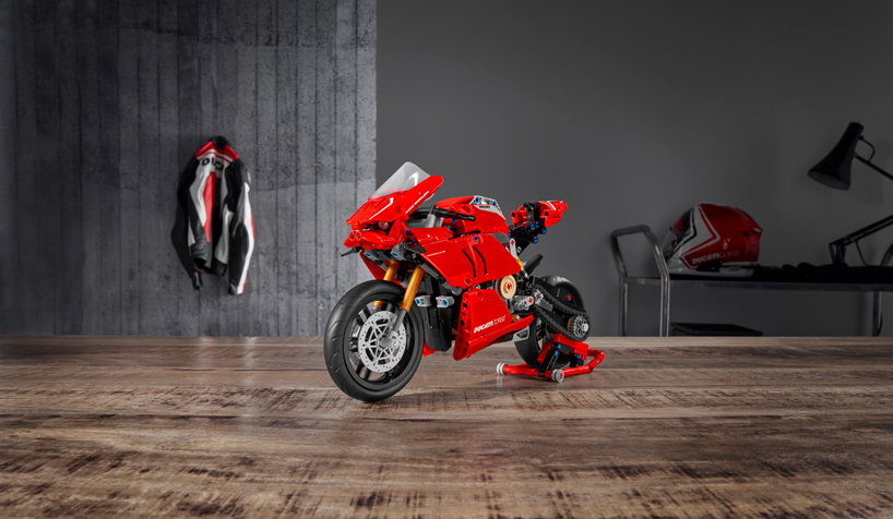 LEGO collaborates with ducati to build its first multi-gear super bike model