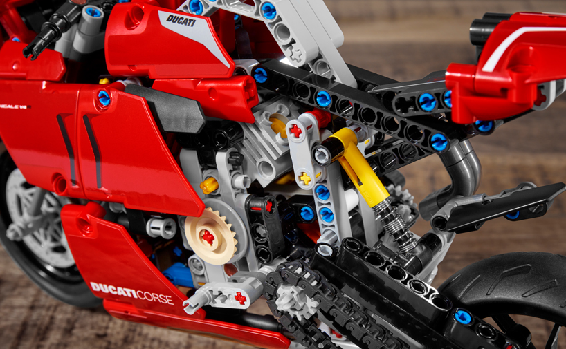 LEGO collaborates with ducati to build its first multi-gear super bike model