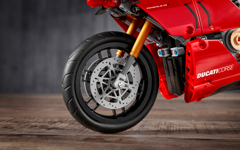 LEGO collaborates with ducati to build its first multi-gear super bike model