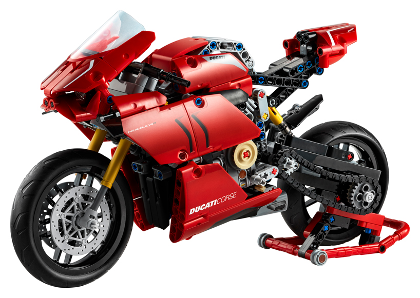 LEGO collaborates with ducati to build its first multi-gear super bike model