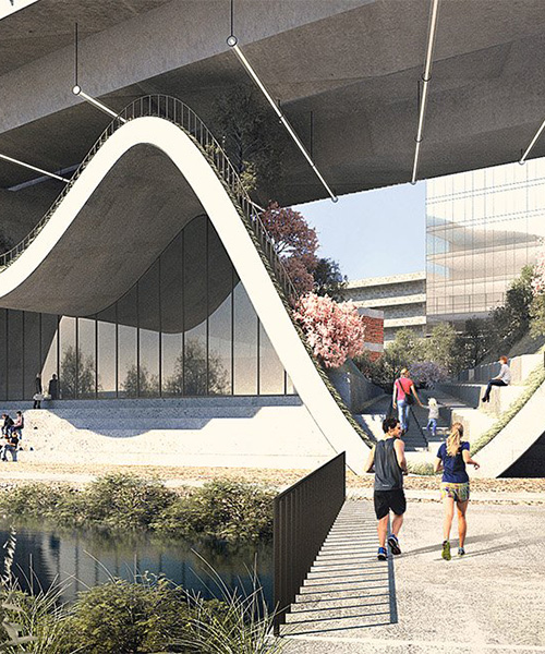 LMTLS proposes undulating structure to revitalize honggye stream in seoul, korea