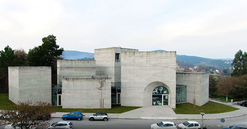 monsieur hulot's visit: a short film about spaceworkers' romanesque center in portugal designboom