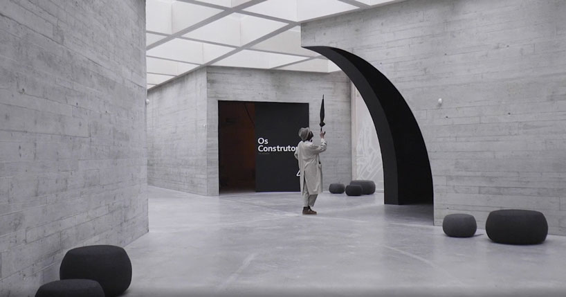 monsieur hulot's visit: a short film about spaceworkers' romanesque center in portugal designboom