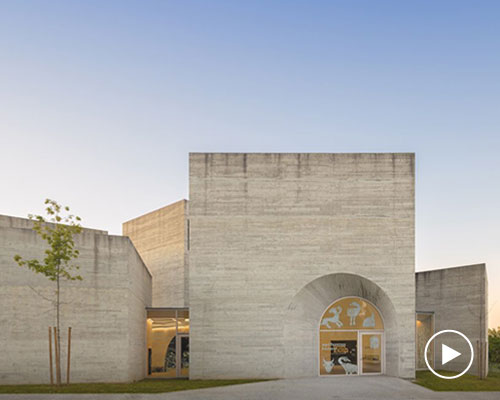 monsieur hulot's visit: a short film about spaceworkers' romanesque center in portugal