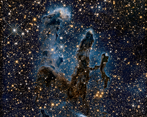 NASA reveals ‘pillars of creation’ image in new infrared light