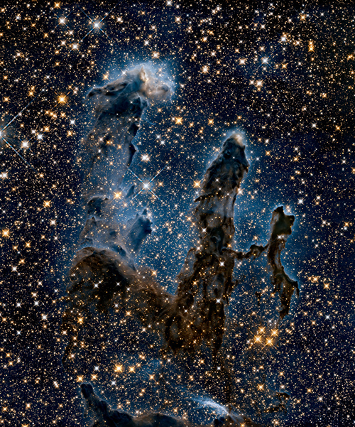 NASA reveals ‘pillars of creation’ image in new infrared light