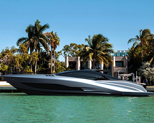 88-foot officina armare A88 gransport yacht inspired by hypercars