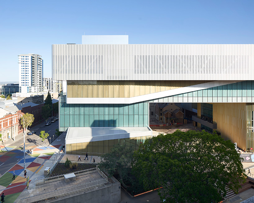 OMA + hassell's new museum for western australia shot by nils koenning