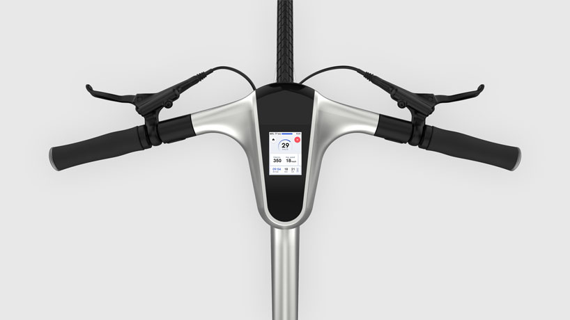 ora ito designs the lightweight angell bike featuring handlebar