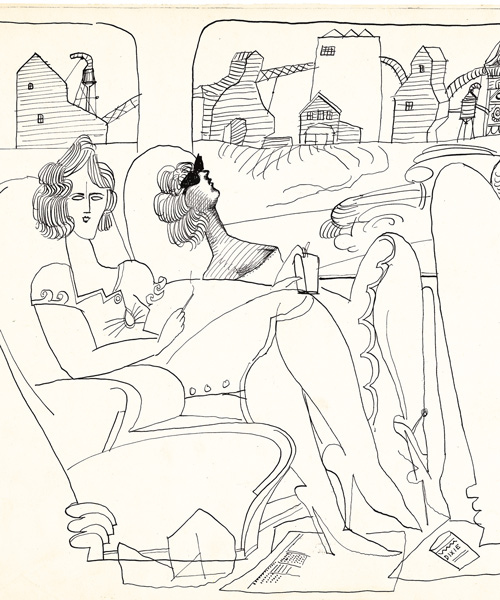 PACE GALLERY hosts saul steinberg's 'imagined interiors' exhibition online