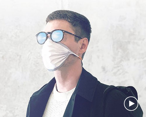 print your own COVID-19 mask at home with germain verbrackel's simple template