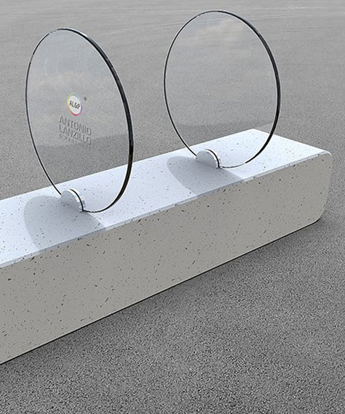'shield' is a bench to fight COVID-19 designed by antonio lanzillo & partners