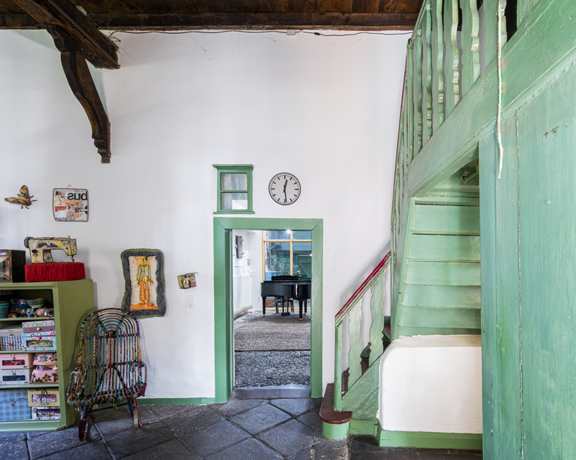 sigurd larsen sets dortmannhof house inside 200-year-old barn in western germany