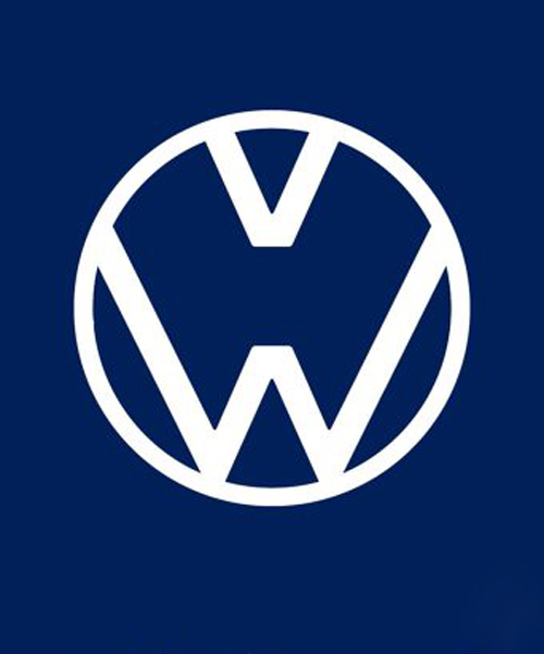 social distancing brand logos for audi, volkswagen and coca-cola