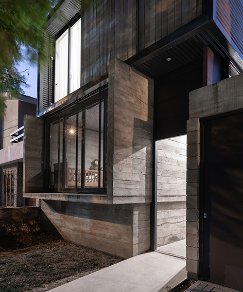 sol blanc arquitecta builds 'casa urrutia' in argentina with a raw material palette