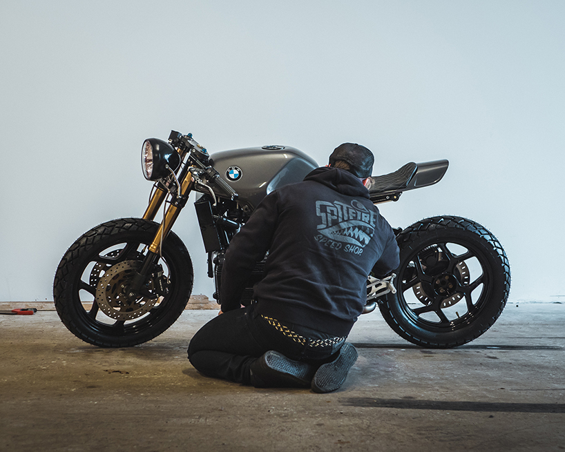 spitfire speed shop's projekt K turns BMW K100 into the motorcycle kaiser