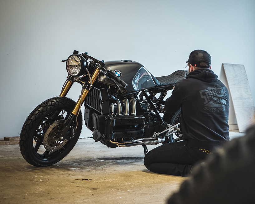 Spitfire Speed Shop S Projekt K Turns Bmw K100 Into The Motorcycle Kaiser