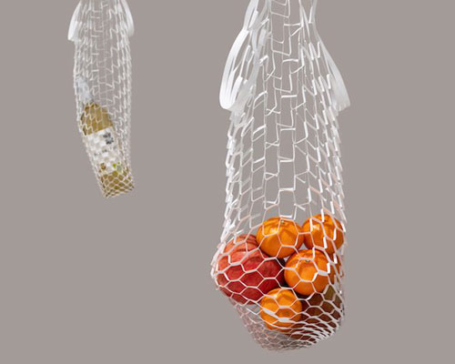 recycle and reuse with this sustainable shopping bag designed by lim sungmook