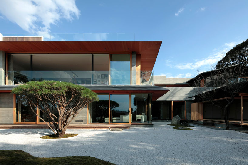 CUBO design architect blends traditional japanese architecture into a contemporary home designboom