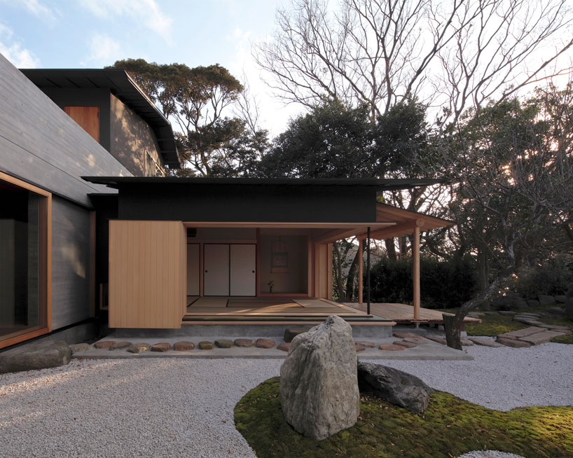 CUBO design architect blends traditional japanese architecture into a contemporary home designboom