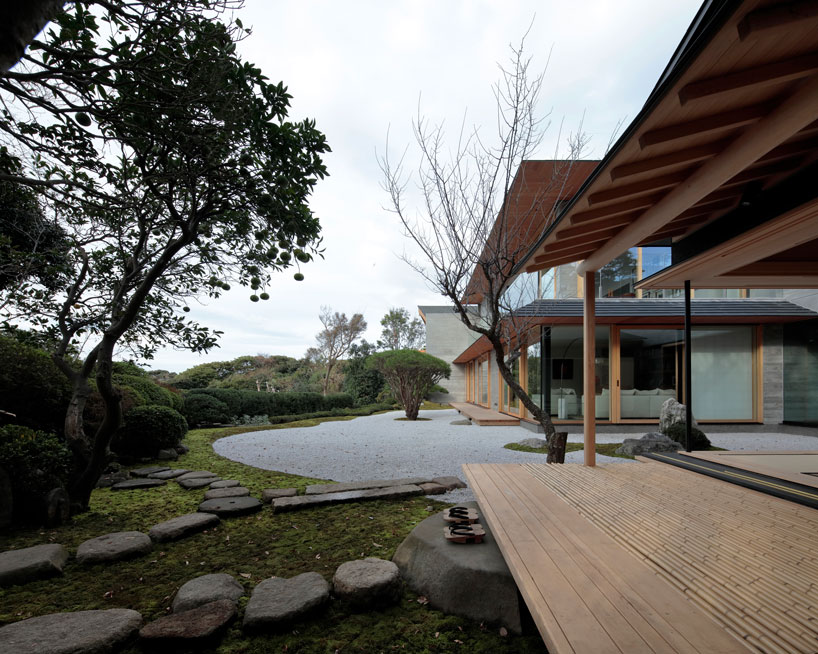 CUBO design architect blends traditional japanese architecture into a contemporary home designboom