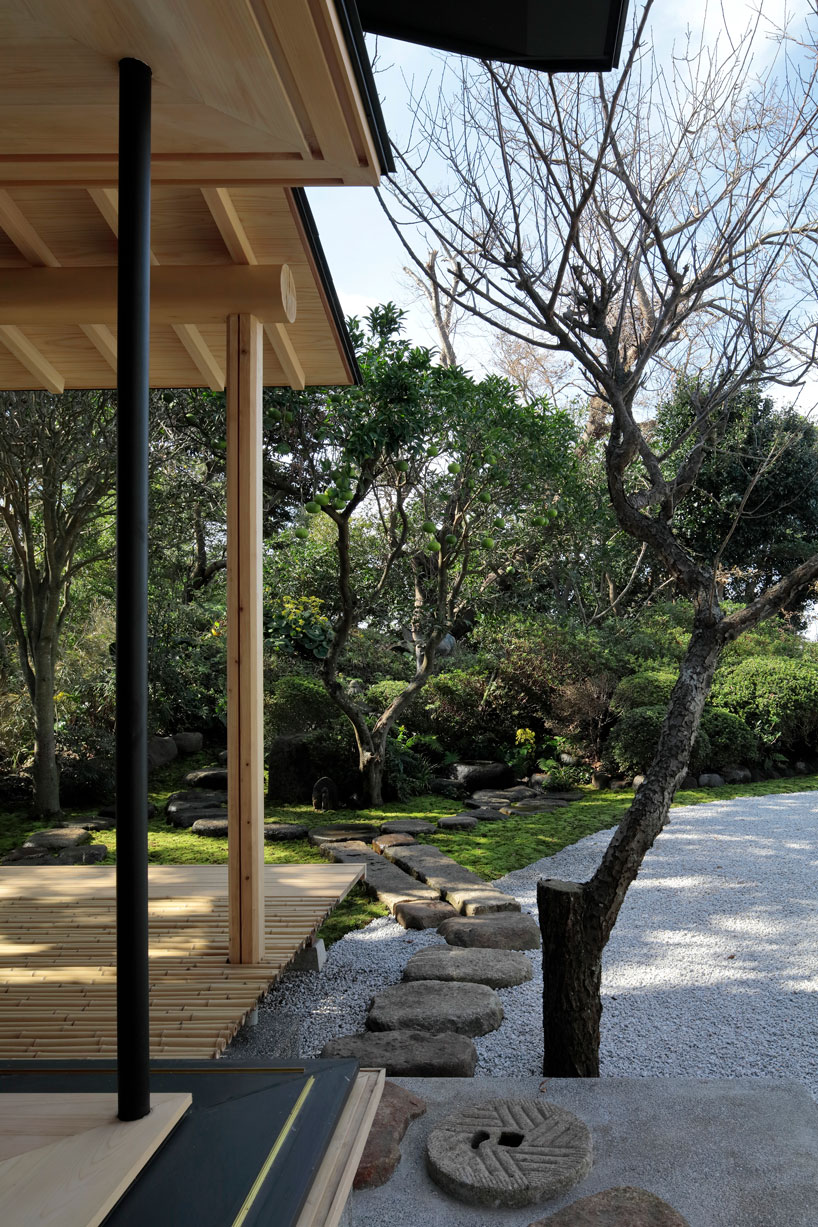 CUBO design architect blends traditional japanese architecture into a contemporary home designboom