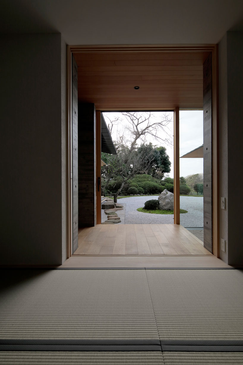 CUBO design architect blends traditional japanese architecture into a contemporary home designboom