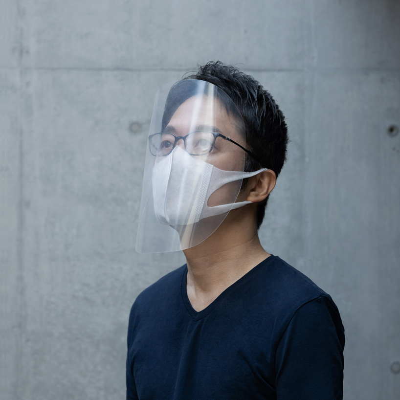 tokujin yoshioka shares easy-to-make face shield in aid of COVID-19 healthcare workers