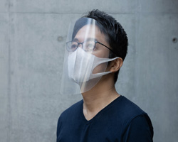 tokujin yoshioka shares easy-to-make face shield in aid of COVID-19 healthcare workers