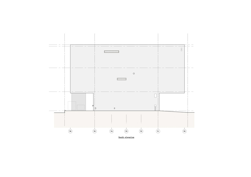 tomoaki uno architects builds concrete cuboid house with protruding balconies in japan