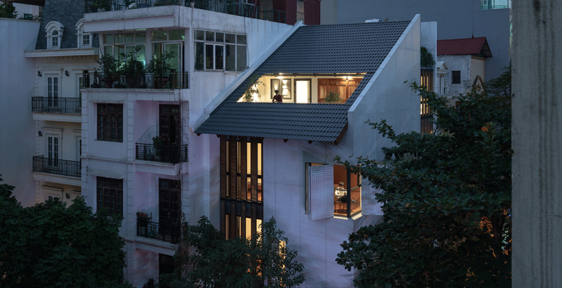 toob studio renovates corner house with series of openings in hanoi, vietnam
