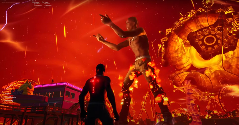 travis scott's 'astronomical' concert on fortnite attracts more than 12 million people
