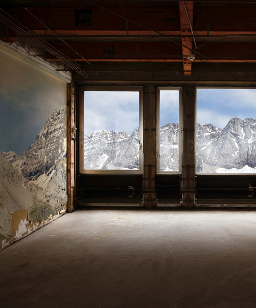 with 'open spaces,' xavier delory depicts sublime nature within a modernist ruin