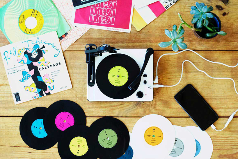 yuri suzuki's easy record maker lets you cut your own vinyls 