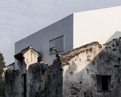 old and new coexist in horizontal design's zhang yan cultural museum in china