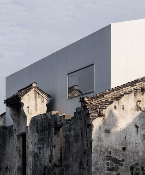 old and new coexist in horizontal design's zhang yan cultural museum in china