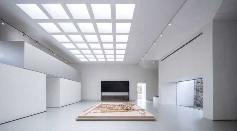 old and new coexist in horizontal design's zhang yan cultural museum in china