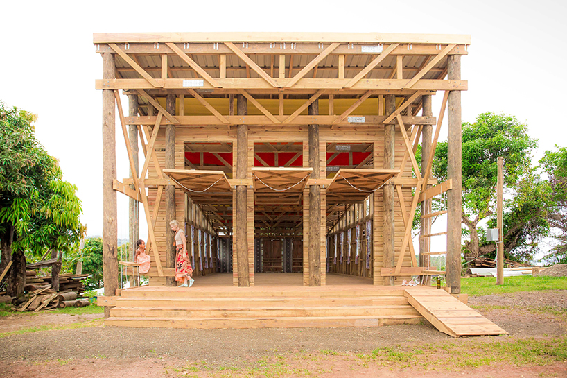 CAUKIN studio introduces gathering space in fiji with its naidi community hall