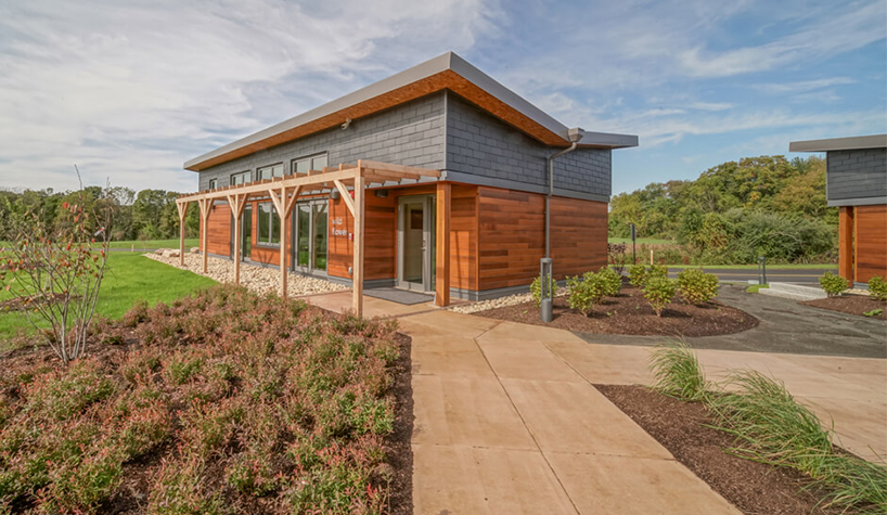 sustainable CUPACLAD slate cladding is tailored to fit your façade